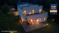 abendstimmung (ki) faz - Architekten Villa vor den Toren Hamburgs mit Spa-Flair & Dachterrasse in Rosengarten Ehestorf