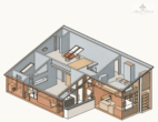 grundriss außenansicht - Loft-Maisonette-Wohnung über den Dächern von Fleestedt