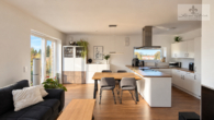 essbereich - Über den Dächern von Stelle – moderne 3-Zimmer-Wohnung mit Weitblick bis Hamburg