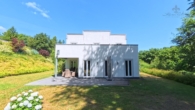 gartenansicht - Rosengarten Ehestorf! Architekten Villa vor Hamburg in Hanglage mit Spa-Flair & Dachterrasse