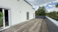 dachterrasse 1 - Rosengarten Ehestorf! Architekten Villa vor Hamburg in Hanglage mit Spa-Flair & Dachterrasse