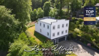titel mit faz - Rosengarten Ehestorf! Architekten Villa vor Hamburg in Hanglage mit Spa-Flair & Dachterrasse