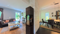wohn und esszimmer - Rosengarten Ehestorf! Architekten Villa vor Hamburg in Hanglage mit Spa-Flair & Dachterrasse