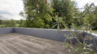 dachterrasse 2 - Rosengarten Ehestorf! Architekten Villa vor Hamburg in Hanglage mit Spa-Flair & Dachterrasse