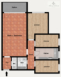 grundriss farbig - Über den Dächern von Meckelfeld mit Balkon, Aufzug und TG-Stellplatz